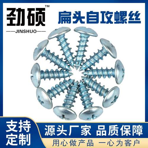 厂家直供 大扁头十字自攻螺丝钉 加硬自攻螺丝 蘑菇头自攻钉