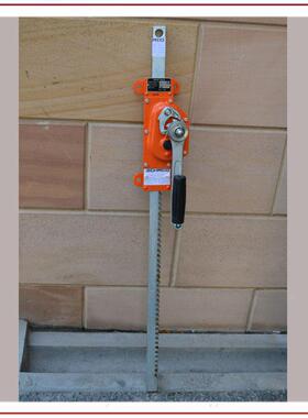 Schme186id施跨盾开门棘挂式机千斤1.5T齿条机械顶3T手械摇轮起道