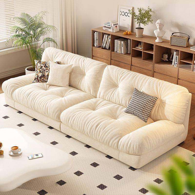 云朵现沙发床客可坐两用代简约厅出租屋小躺户型网红款奶油BOE风