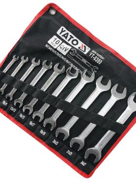 尔拓（YT-03800YAT易O）YT-0380双呆开口扳手套装扳手铬钒钢1件套