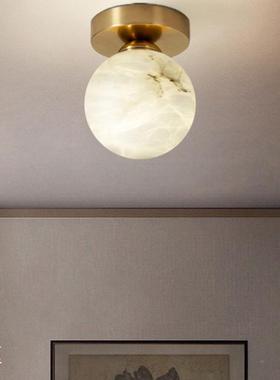 新代中11536式全铜过道创走廊灯阳室内台云石吸顶灯现意入户玄关