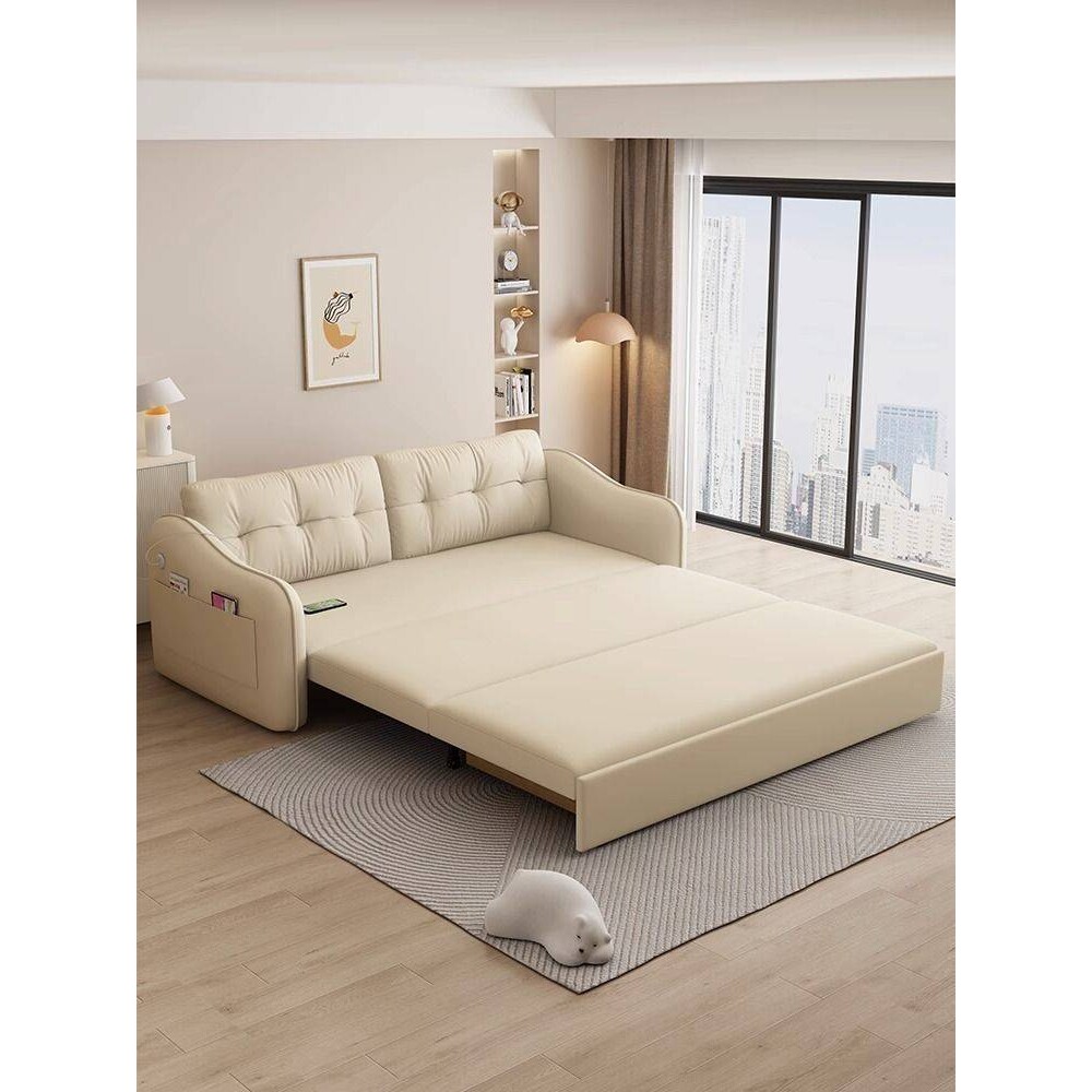 沙发床折叠两用2023新款高端小户型网红款坐卧客厅多功能可伸缩床