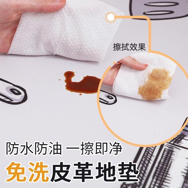 PVC地垫厨房防水防油防滑可擦免洗脚垫家用地毯防脏门口西辰