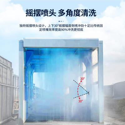 凝土搅拌站龙门EYU洗商车混平台商用砼大机型龙门洗车全自动龙门