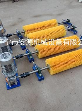 电滚筒清扫器尼龙毛刷清扫器输AY-1000送带刷清毛扫器价格厂家图