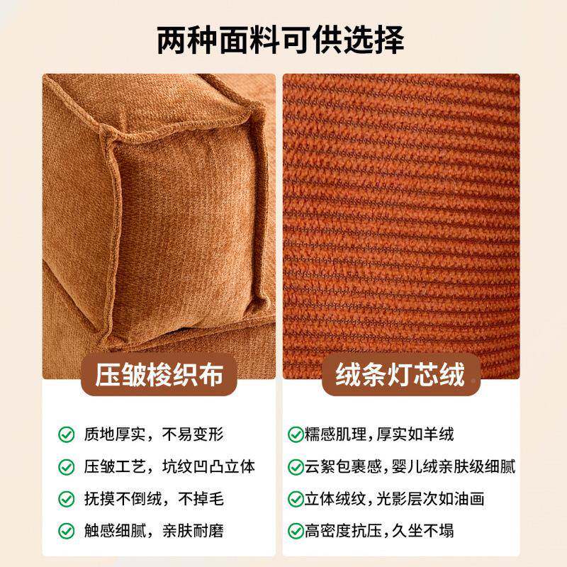 布发厅小户型出租艺房单双人压缩沙发拆洗一体客两用折叠沙沙炅及