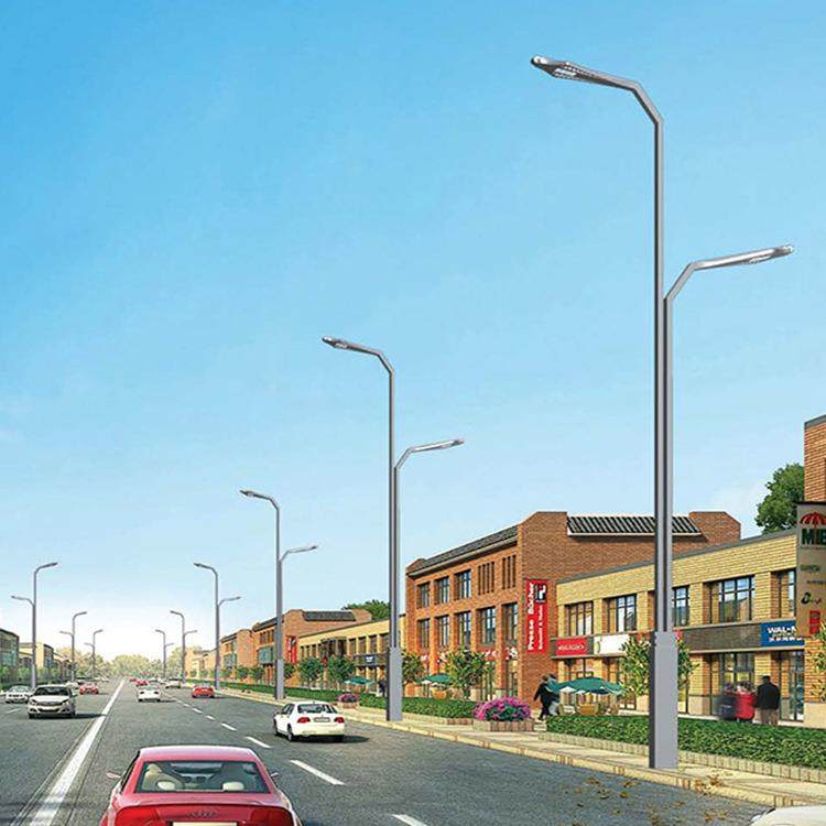 8-TLJ2米市政L1ED双臂路灯户外防水超高路灯亮厂家销高直低臂LED
