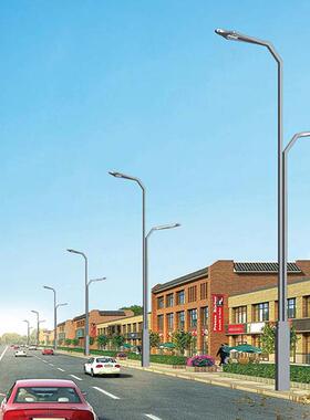 8-TLJ2米市政L1ED双臂路灯户外防水超高路灯亮厂家销高直低臂LED