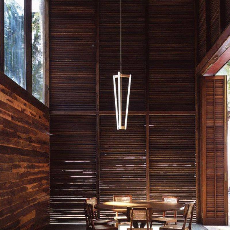 简代约客厅吊灯创意个性书房装饰LED展设计师厅744现卧室床头三角