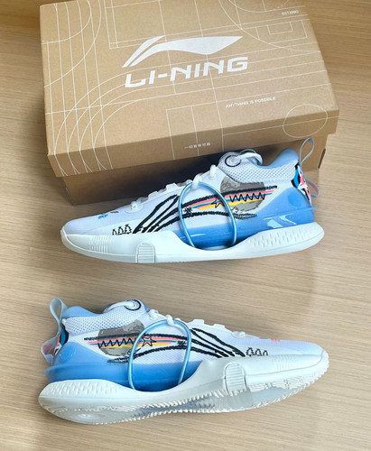 Lining/李宁闪击8䨻科技男子低帮减震防滑舒适实战篮球鞋 ABAR071