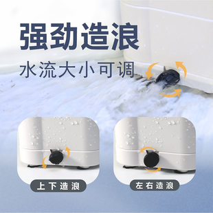 乌龟缸过滤器低水位免换水泵静音净水养龟净化水质小型家用盒抽粪