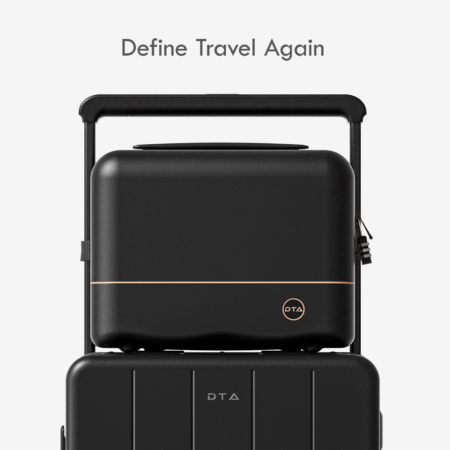 DTA手提行李箱2026热卖新款附加包14寸可套宽拉杆小型超轻化
