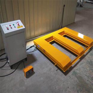 商用板厂免挖坑液压升降台地牛叉车上料E字型升降机