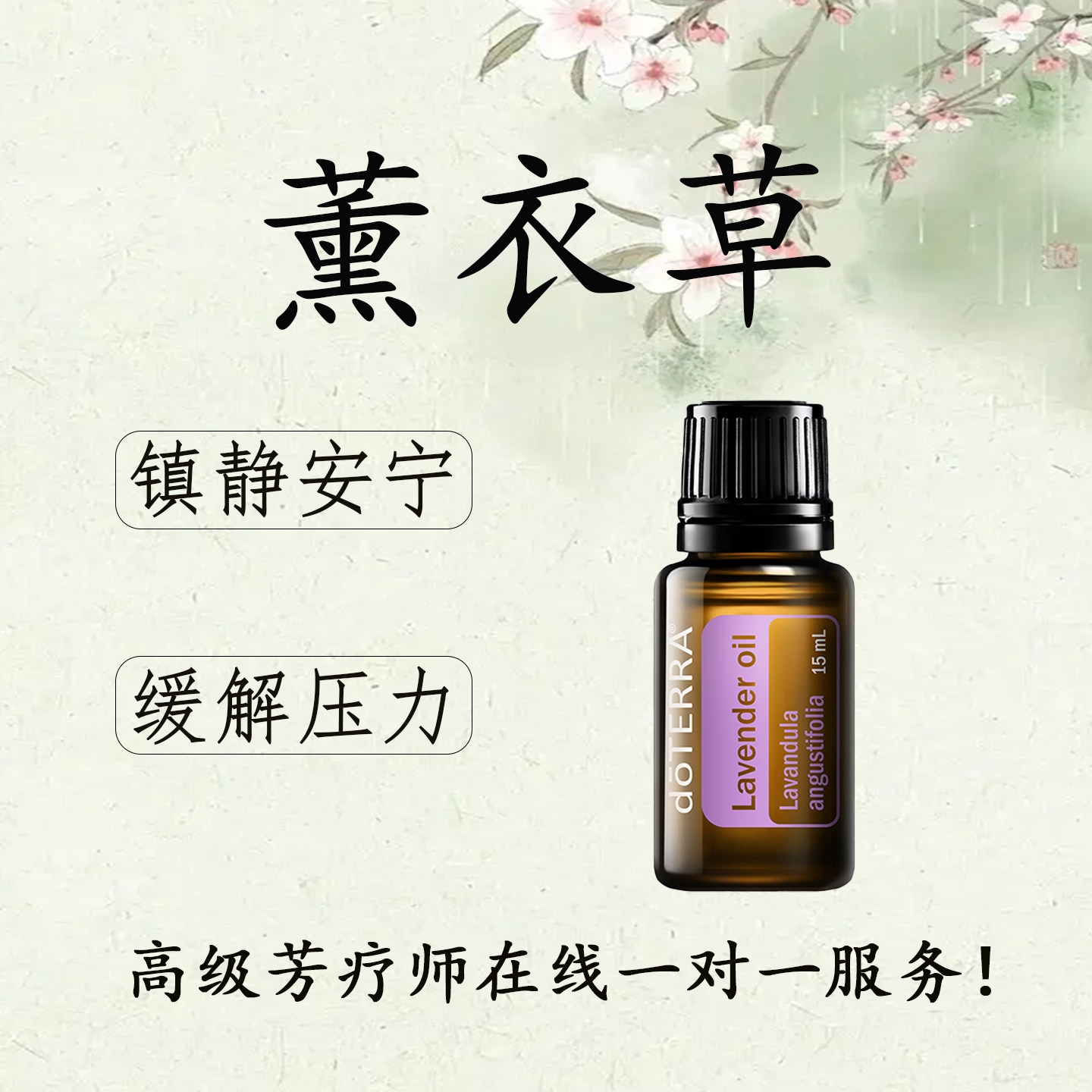 多特瑞薰衣草精油官网正品助眠修复疤痕痘印香薰按摩单方精油15ml