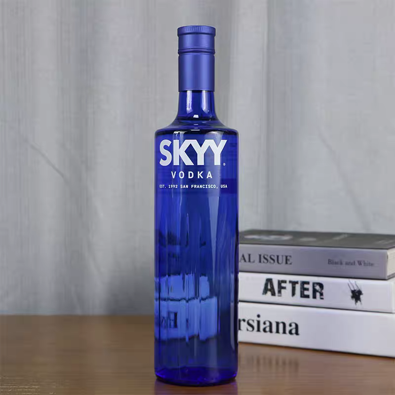 新款蓝天伏特加原味 Skyy Vodka洋酒 烈酒鸡尾酒基酒750ml