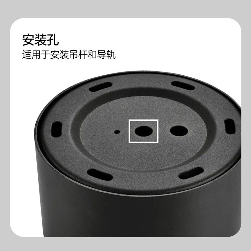 无主灯明装筒灯圆形免开孔吸顶客厅卧室玄关背景走廊过道led