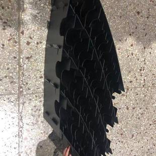 中空板黑色刀卡pp中空板刀卡瓦楞板周转箱可折叠中空板箱刀卡