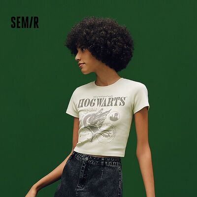 森马哈利波特联名短袖T恤女2025
