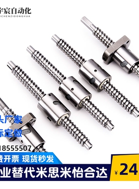 微型滚珠丝杆滑台模组定制精密丝杠SFKR0601 0802 1002 1202 1402