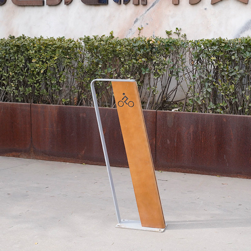 自行车停车架立式支撑架非机动车车架学校商场公园医院停车摆放架