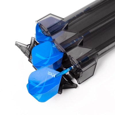 东业飞镖 便携式飞镖盒透明飞镖收纳盒飞镖袋橡胶盒子耐用带扣