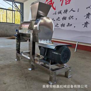 大型生姜粉碎榨汁机柠檬梨子螺旋挤汁机多用水果蔬菜榨汁设备