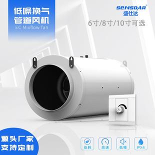 厂家直供变频增压轴流风机低噪音鱼塘养殖水培大棚种植管道风机