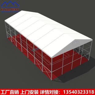 大型篮球场棚房室外网球馆篷房户外铝合金临时装配式建筑仓储大棚