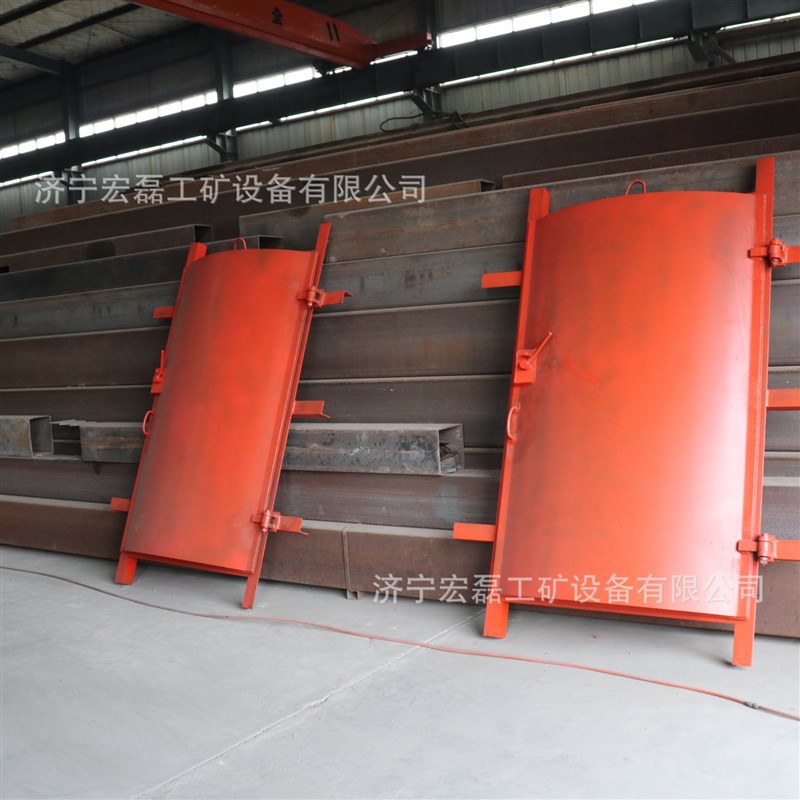 矿用门井下气控无压风门2.s2*2.8m纯气动双扇平衡门矿用防水密闭