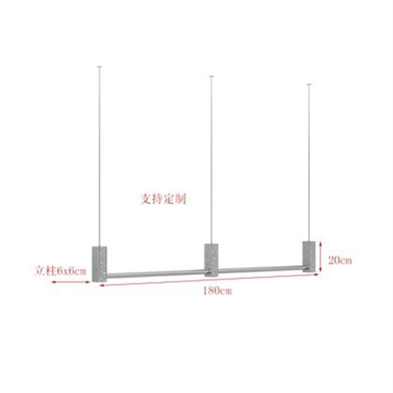 服装店展示架不锈钢落p地式挂衣架中岛架男女装店衣服架子陈列道