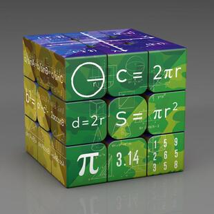 数学物理化学元素 创意三阶魔方益智玩具 个性图片学生礼物