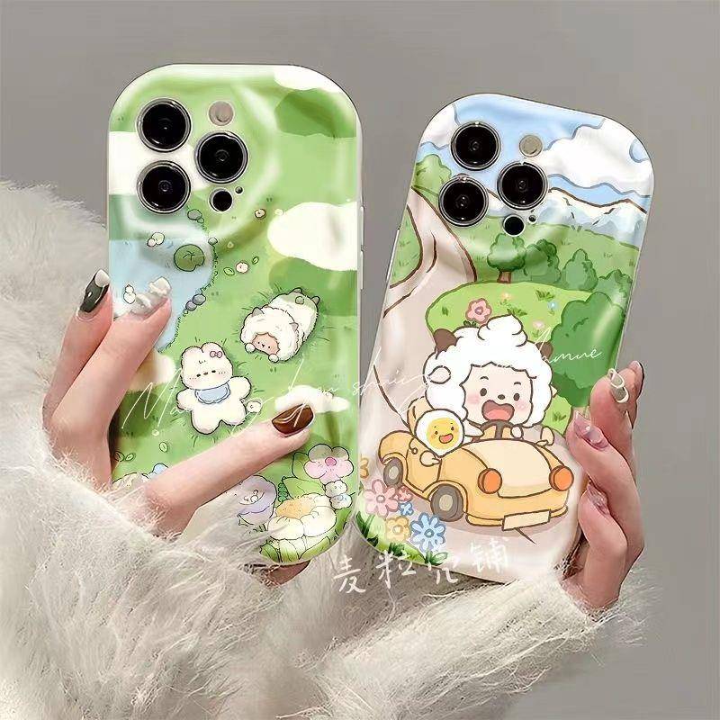 懒羊羊手机壳懒洋洋苹果15Pro手机壳iPhone14可爱13/12x套xsxr女p