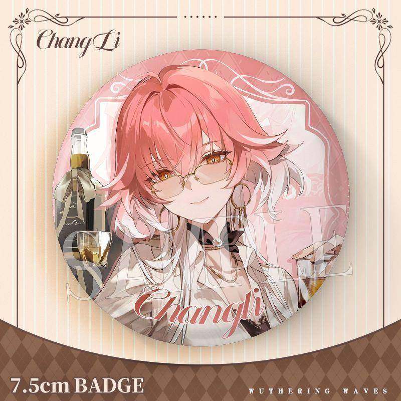 鸣潮周边吧唧长离58mm徽章谷子马口铁胸针挂件饰品生日礼物收藏