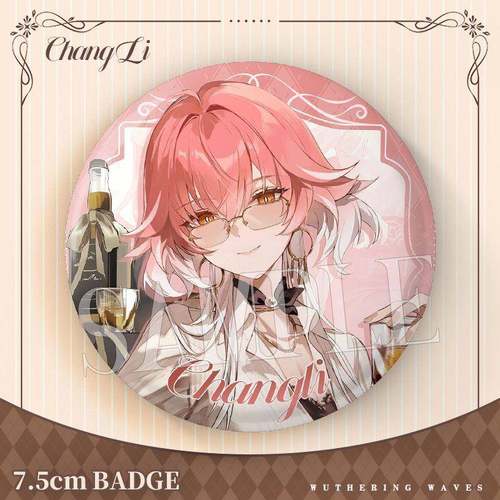 鸣潮周边吧唧长离58mm徽章谷子马口铁胸针挂件饰品生日礼物收藏