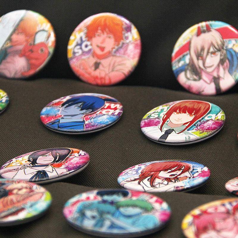 ChainsawMan动漫 链锯人电锯人吧唧徽章波奇塔早川秋马口铁胸章