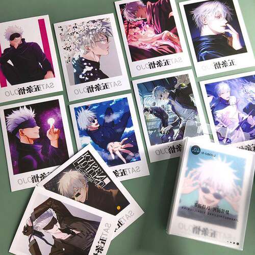 五条悟LOMO卡12 咒术5t5周边自印拍立得小卡片书签贺卡