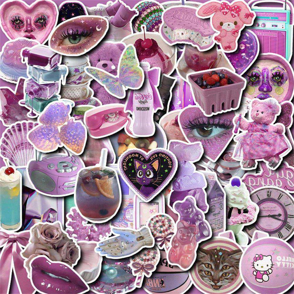 60张ins粉色芭比iPad手机保护壳电脑高颜值装饰diy防水手