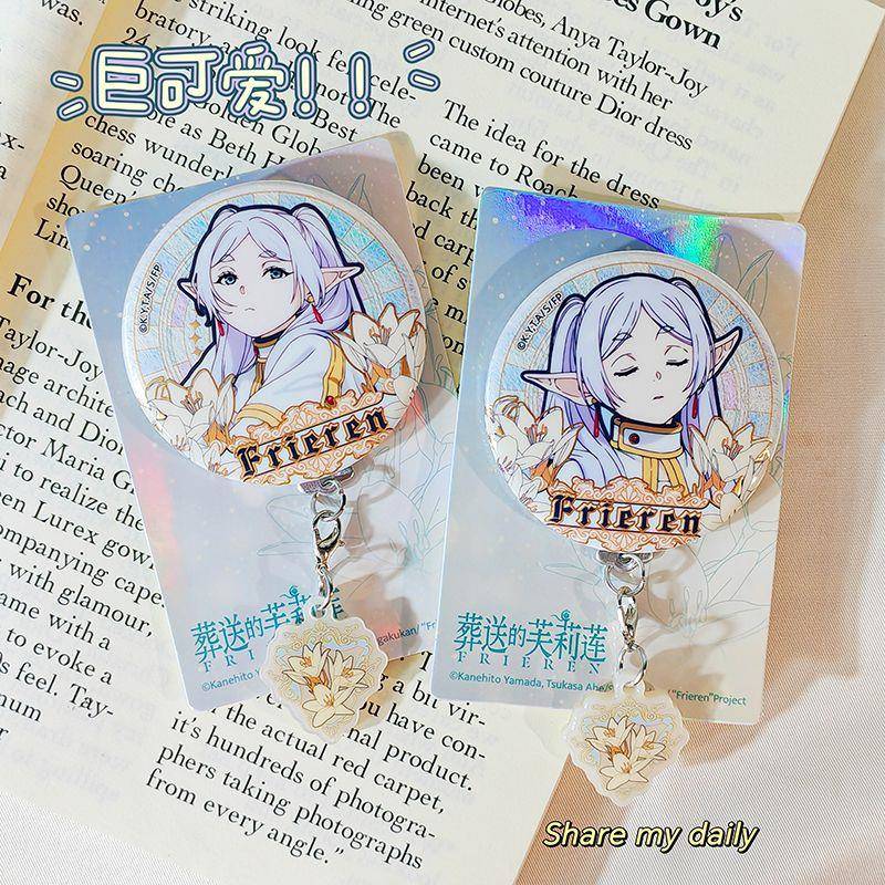 正版葬送的芙莉莲吊坠徽章盲袋吧唧动漫二次元周边马口铁痛包挂件