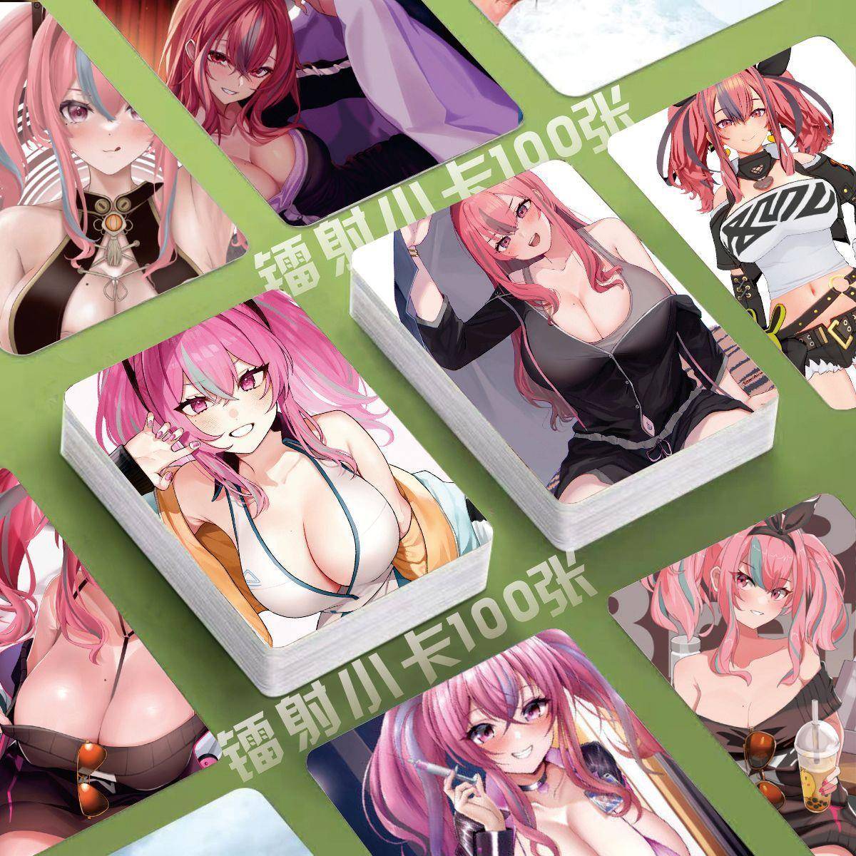 碧蓝航线布莱默顿镭射小卡100张游戏动漫照片3寸圆角LOMO卡片