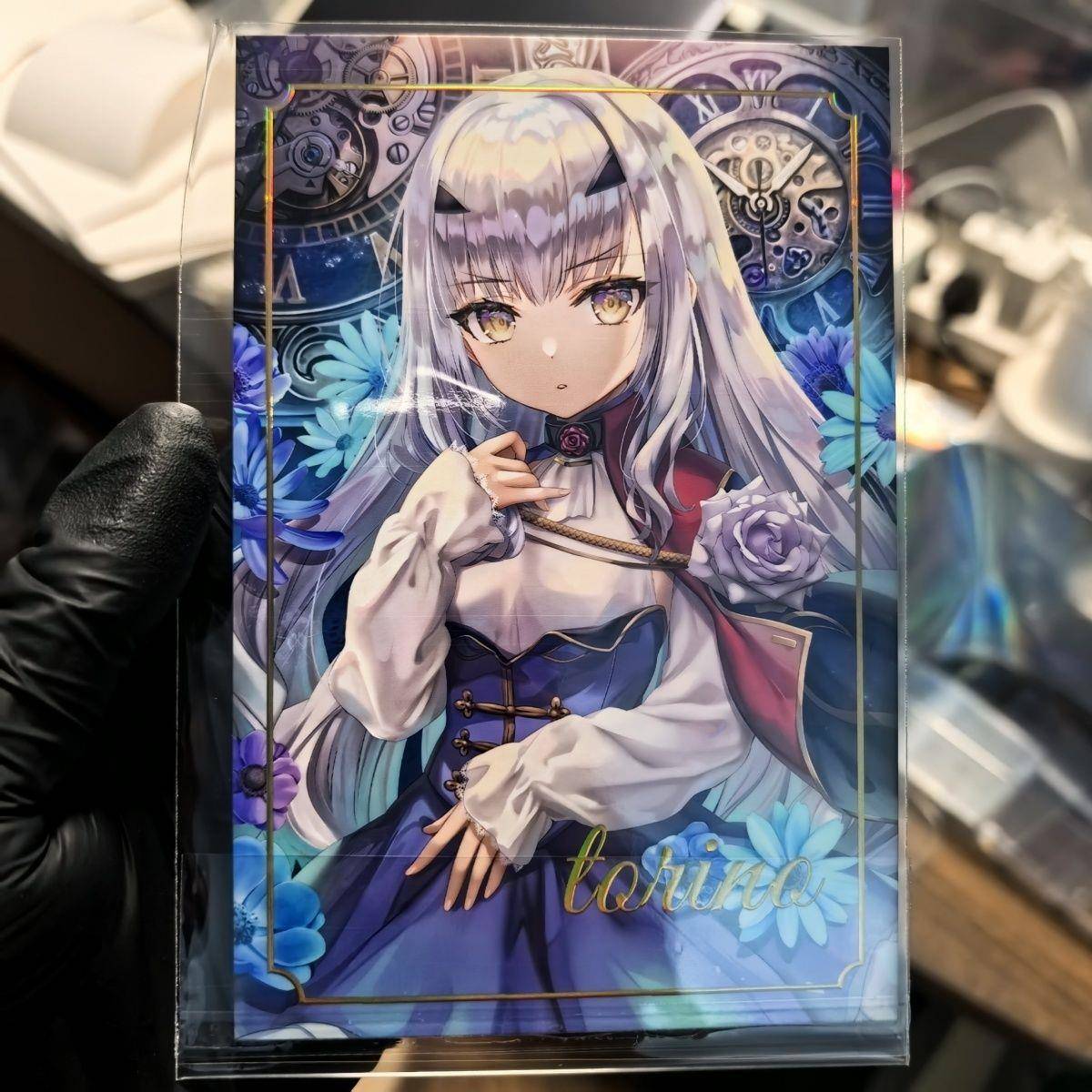 FGO周边fate二次元高颜值日本同人cwt场贩限定烫金明信片收藏