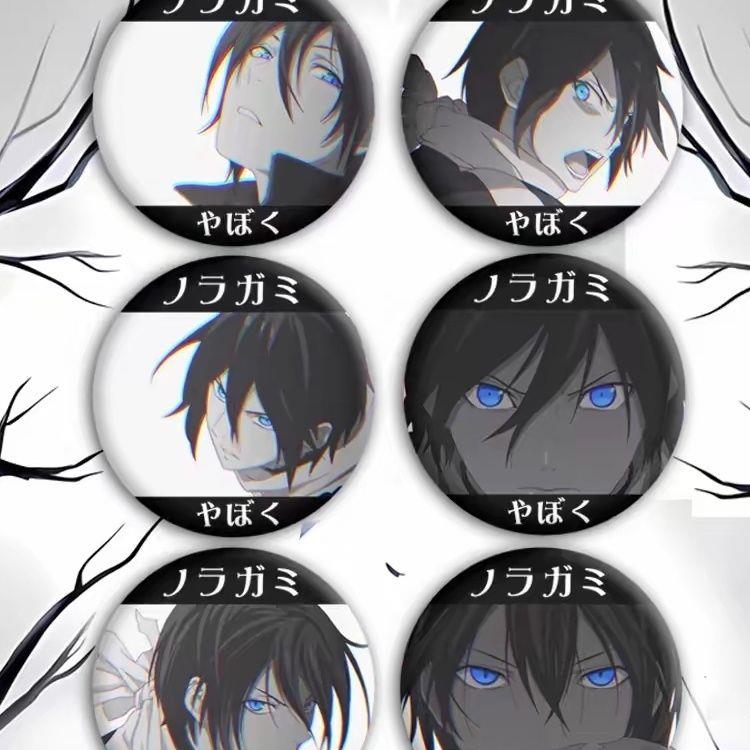 野良神夜斗单人吧唧谷子动漫周边二次元人物胸章徽章痛包定制挂件