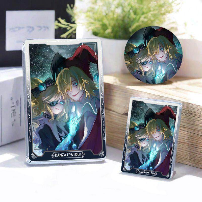 蛋仔派对逃出惊魂夜怨流沙麻将流麻动漫周边亚克力卡砖生日礼物