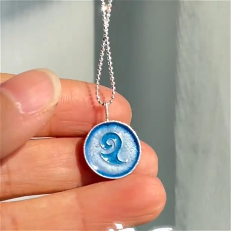 双面彩色掐丝滴胶哪吒敖丙自制项链周边国产动漫哪吒2灵珠魔王