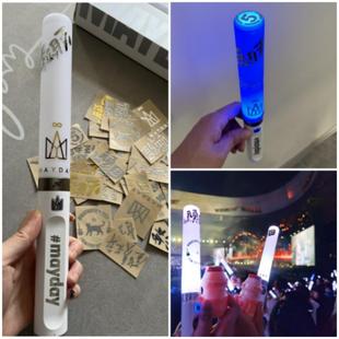 5525彩色可爱绚丽演唱会应援荧光棒 五月天贴纸脸上周边2024年新款