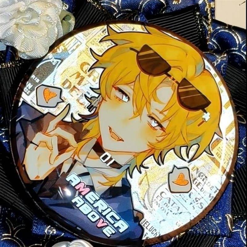 小红书同款CH国拟系列周边徽章美利坚吧唧谷子礼物送朋友自制