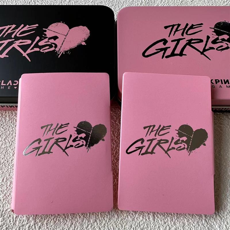blackpink七周年铁盒小卡the girls随机卡小卡Jisoo Rose k4特典