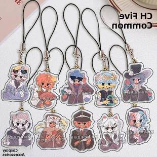 ch国拟五常挂绳countryhumans挂饰瓷美英法韩动漫双面装饰挂件