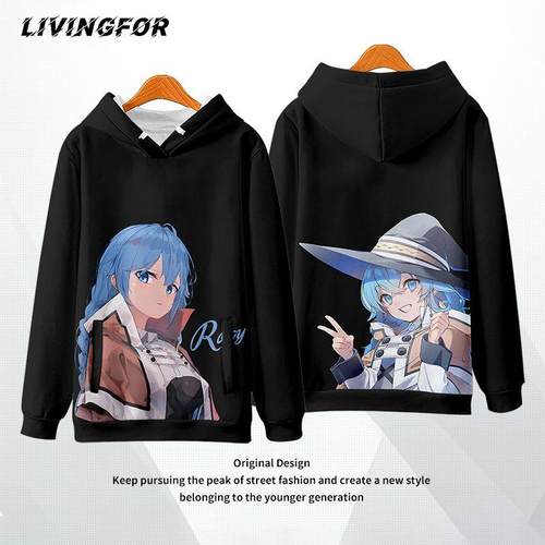 无职转生动漫周边卫衣洛琪希cos二次元连帽外套秋冬男女潮流衣服