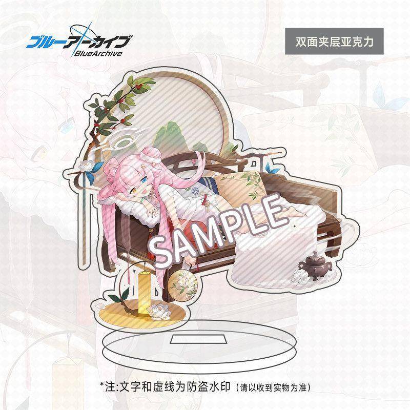 碧蓝档案蔚蓝档案周边立牌 星野白子阿露联名雀魂 双面亚克力摆件