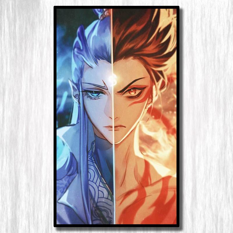 藕饼CP少年十字绣哪吒敖丙动漫2024新款小副刺绣 DIY点钻粘钻石画